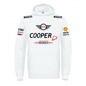 MINI COOPER D JOHN WORKS RACING T-SHIRT HOODIE FELPA CAPPUCCI UOMO DONNA
