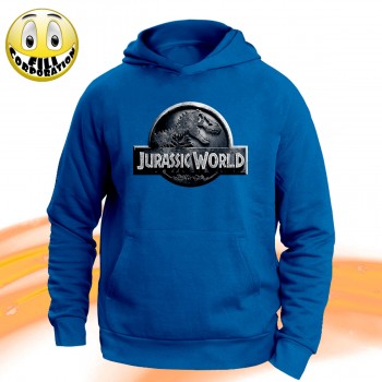 T-SHIRT FELPA  JURASSIC WORLD PARK T-REX DINOSAURI VELOCIRAPTOR FILM