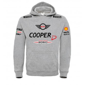 MINI COOPER D JOHN WORKS RACING T-SHIRT HOODIE FELPA CAPPUCCI UOMO DONNA