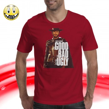 T-SHIRT FELPA  IL BUONO IL BRUTTO IL CATTIVO EASTWOOD WESTERN SERGIO LEONE FILM