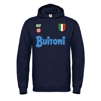 NAPOLI 1987 SCUDETTO T-SHIRT HOODIE FELPA CAPPUCCI UOMO DONNA