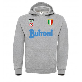 NAPOLI 1987 SCUDETTO T-SHIRT HOODIE FELPA CAPPUCCI UOMO DONNA