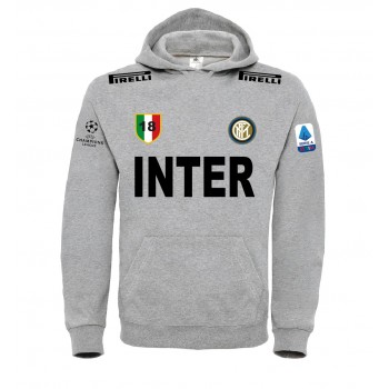 INTER CHAMPIONS LEAGUE T-SHIRT HOODIE FELPA CAPPUCCI UOMO DONNA
