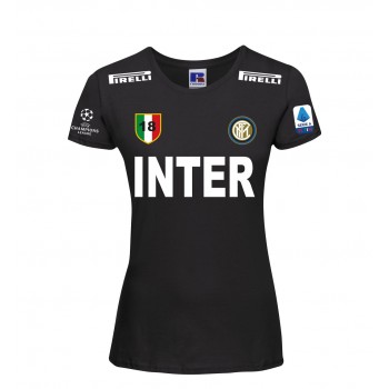 INTER CHAMPIONS LEAGUE T-SHIRT HOODIE FELPA CAPPUCCI UOMO DONNA