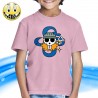 T-SHIRT FELPA  ONE PIECE PIRATI NAMI NAVIGATRICE ALL ARREMBAGGIO RUBBER JOLLY ROGE