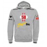 SUPER SIC 58 RACING T-SHIRT HOODIE FELPA CAPPUCCI UOMO DONNA