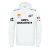 100% DUCATISTA RACING T-SHIRT HOODIE FELPA CAPPUCCI UOMO DONNA