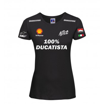 100% DUCATISTA RACING T-SHIRT HOODIE FELPA CAPPUCCI UOMO DONNA