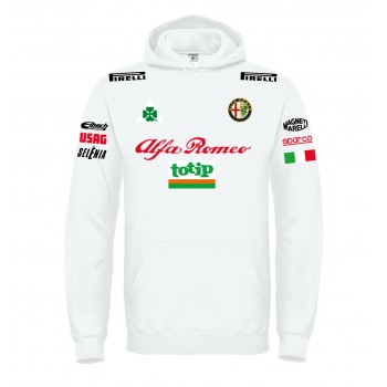 ALFA ROMEO TOTIP RACING T-SHIRT HOODIE FELPA CAPPUCCI UOMO DONNA
