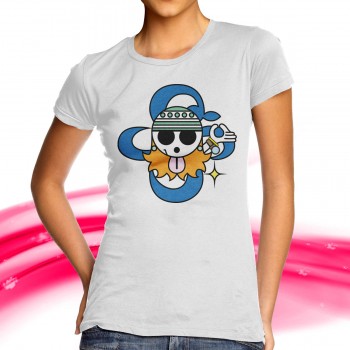 T-SHIRT FELPA  ONE PIECE PIRATI NAMI NAVIGATRICE ALL ARREMBAGGIO RUBBER JOLLY ROGE