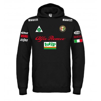 ALFA ROMEO TOTIP RACING T-SHIRT HOODIE FELPA CAPPUCCI UOMO DONNA