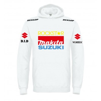 SUZUKI MAKITA RACING T-SHIRT HOODIE FELPA CAPPUCCI UOMO DONNA