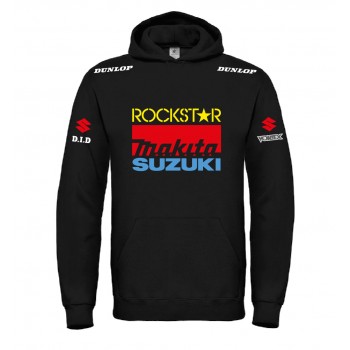 SUZUKI MAKITA RACING T-SHIRT HOODIE FELPA CAPPUCCI UOMO DONNA