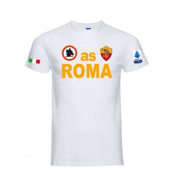 AS ROMA SERIE A T-SHIRT HOODIE FELPA CAPPUCCI UOMO DONNA