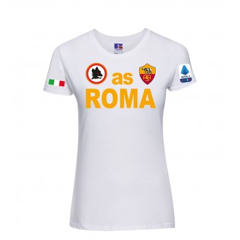 AS ROMA SERIE A T-SHIRT HOODIE FELPA CAPPUCCI UOMO DONNA