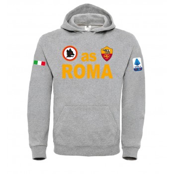 AS ROMA SERIE A T-SHIRT HOODIE FELPA CAPPUCCI UOMO DONNA