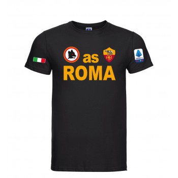 AS ROMA SERIE A T-SHIRT HOODIE FELPA CAPPUCCI UOMO DONNA