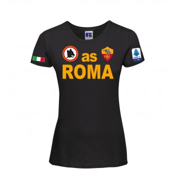 AS ROMA SERIE A T-SHIRT HOODIE FELPA CAPPUCCI UOMO DONNA