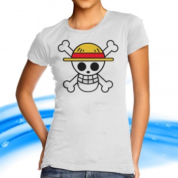 T-SHIRT FELPA  ONE PIECE PIRATI RUBBER MONKEY LUFFY ALL ARREMBAGGIO JOLLY ROGE