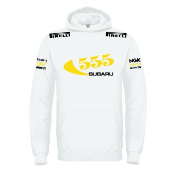 SUBARU 555 IMPREZA WRC RACING T-SHIRT HOODIE FELPA CAPPUCCI UOMO DONNA