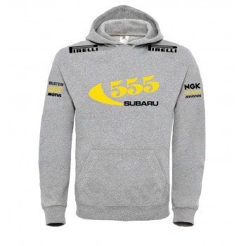SUBARU 555 IMPREZA WRC RACING T-SHIRT HOODIE FELPA CAPPUCCI UOMO DONNA