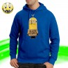 T-SHIRT FELPA  MINION CATTIVISSIMO ME 2 MINIONS KEVIN I'M WITH STUPID BOB