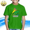 T-SHIRT FELPA  GRISU' IL DRAGHETTO FARò IL POMPIERE CAROSELLO CARTOON