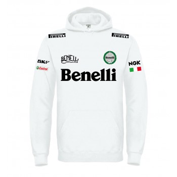 BENELLI RACING T-SHIRT HOODIE FELPA CAPPUCCI UOMO DONNA