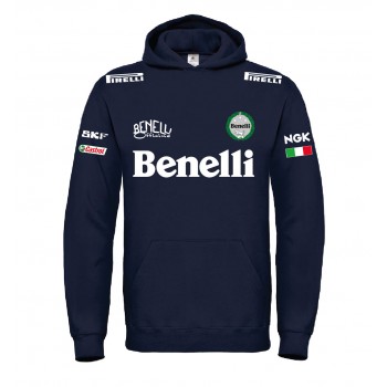 BENELLI RACING T-SHIRT HOODIE FELPA CAPPUCCI UOMO DONNA