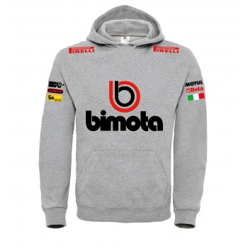 BIMOTA RACING T-SHIRT HOODIE FELPA CAPPUCCI UOMO DONNA