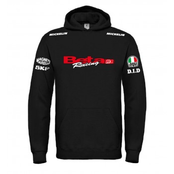 BETA RACING T-SHIRT HOODIE FELPA CAPPUCCI UOMO DONNA