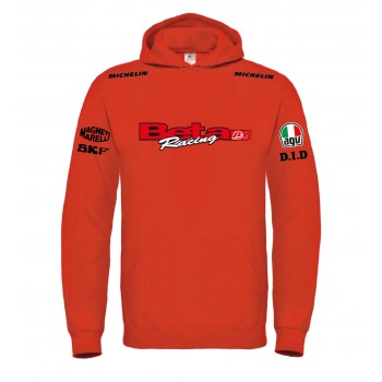BETA RACING T-SHIRT HOODIE FELPA CAPPUCCI UOMO DONNA