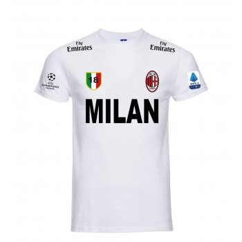 MILAN SERIE A T-SHIRT HOODIE FELPA CAPPUCCI UOMO DONNA