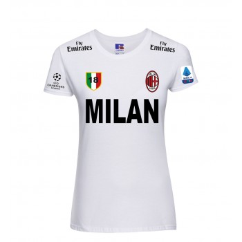 MILAN SERIE A T-SHIRT HOODIE FELPA CAPPUCCI UOMO DONNA