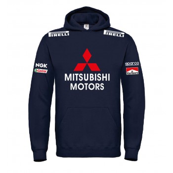 MITSUBISHI EVO RACING T-SHIRT HOODIE FELPA CAPPUCCI UOMO DONNA