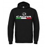 CAGIVA T-SHIRT HOODIE FELPA CAPPUCCI UOMO DONNA