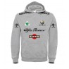 ALFA ROMEO MARTINI T-SHIRT HOODIE FELPA CAPPUCCI UOMO DONNA