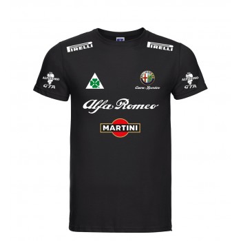ALFA ROMEO MARTINI T-SHIRT HOODIE FELPA CAPPUCCI UOMO DONNA