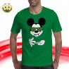 T-SHIRT FELPA  MICKEY MOUSE DISNEY MARIJUANA GARDEN MANI ROLLA CANNABIS SIGARETTA