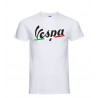 VESPA TRICOLORE T-SHIRT HOODIE FELPA CAPPUCCI UOMO DONNA