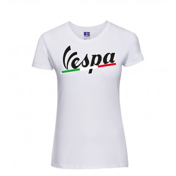 VESPA TRICOLORE T-SHIRT HOODIE FELPA CAPPUCCI UOMO DONNA