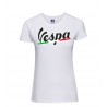VESPA TRICOLORE T-SHIRT HOODIE FELPA CAPPUCCI UOMO DONNA