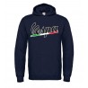 VESPA TRICOLORE T-SHIRT HOODIE FELPA CAPPUCCI UOMO DONNA
