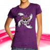 T-SHIRT FELPA  ONE PIECE NICO ROBIN PIRATI ESPLORATRICE ALL ARREMBAGGIO RUBBER JOLLY ROGE