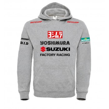 SUZUKI FACTORY T-SHIRT HOODIE FELPA CAPPUCCI UOMO DONNA