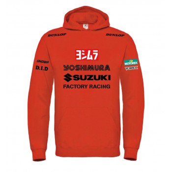 SUZUKI FACTORY T-SHIRT HOODIE FELPA CAPPUCCI UOMO DONNA