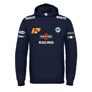 MARTINI RACING LANCIA DELTA HF INTEGRALE 4WD T-SHIRT HOODIE FELPA CAPPUCCI UOMO DONNA