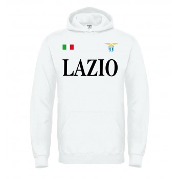 LAZIO T-SHIRT HOODIE FELPA CAPPUCCI UOMO DONNA