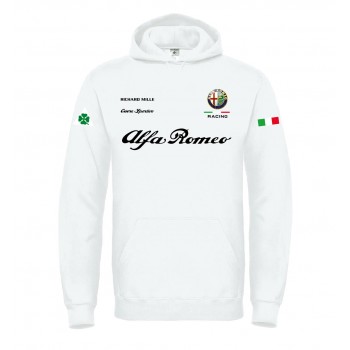 ALFA ROMEO RICHARD T-SHIRT HOODIE FELPA CAPPUCCI UOMO DONNA
