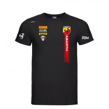 ABARTH TEAM RACING PERSONALIZZATA REPLICA FANS CLUB OZ T-SHIRT HOODIE FELPA CAPPUCCI UOMO DONNA